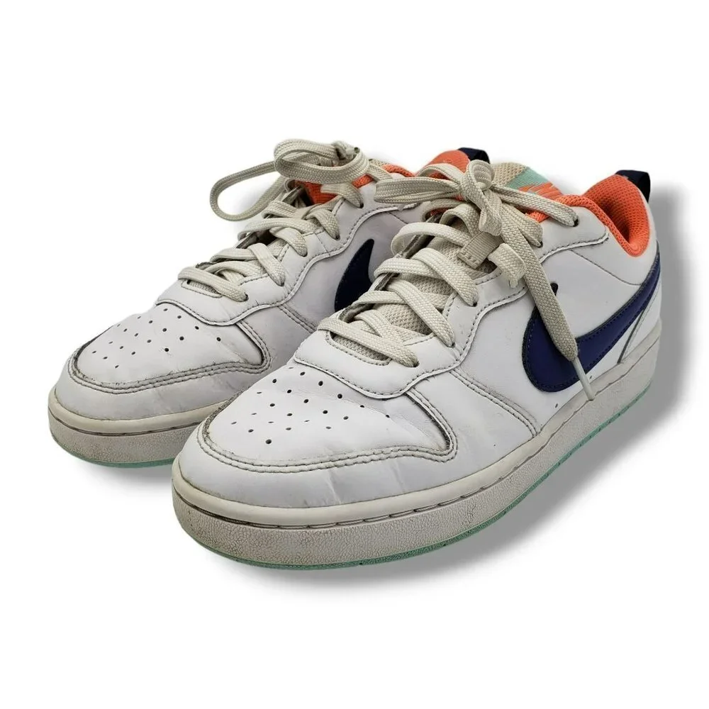 Nike Court Borough Low 2 Sneakers‎ GS Youth 7 White BQ5448-112